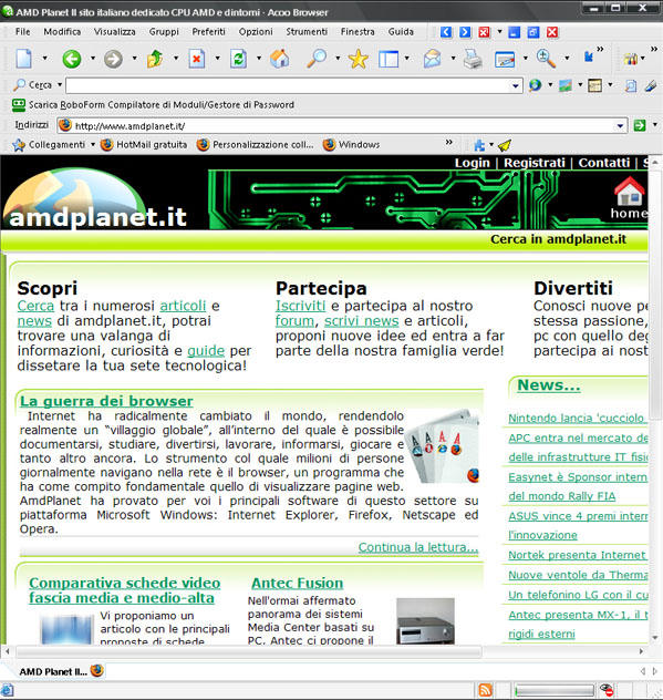 Acoo browser